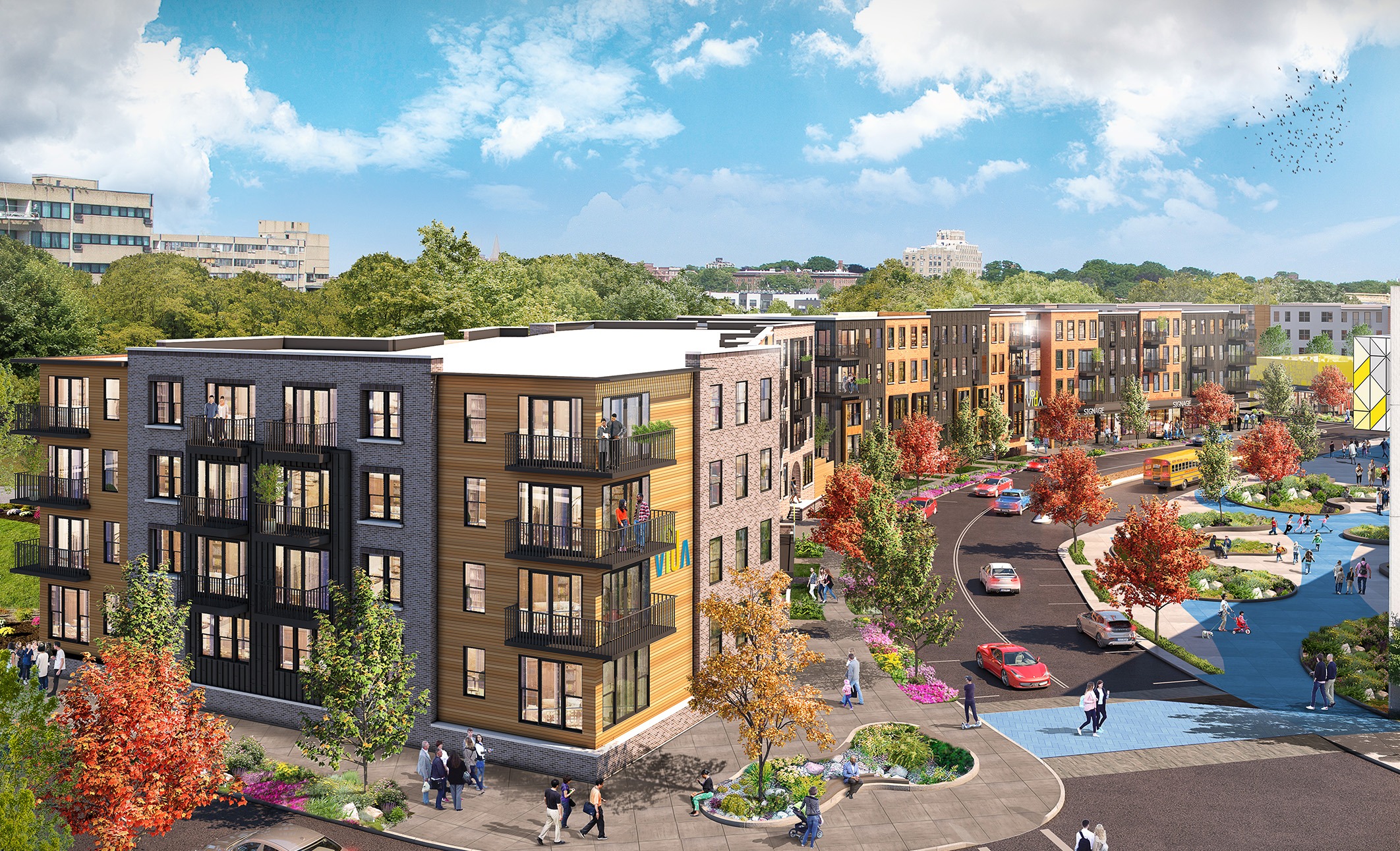 Mixed-use development deploys integrated access control and security solution