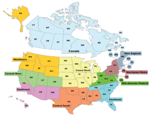 Regional Sales Map 2025